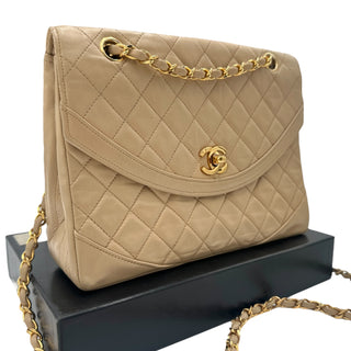 CHANEL Lambskin Seasonal Diana Single Flap Bag Chanel