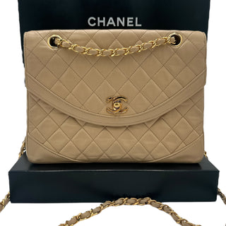 CHANEL Lambskin Seasonal Diana Single Flap Bag Chanel