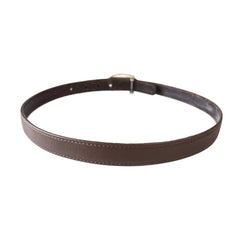 CHANEL Brown Leather Belt 70/28 Chanel