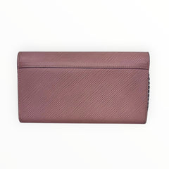 LOUIS VUITTON Pink Epi Leather Twist Wallet Louis Vuitton