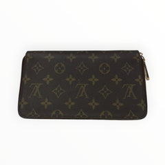 LOUIS VUITTTON Monogram XL Zip Organizer with Gold Crossbody Chain Louis Vuitton