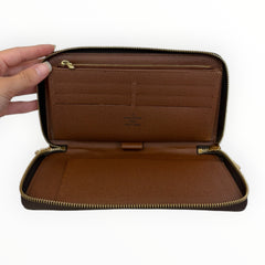 LOUIS VUITTTON Monogram XL Zip Organizer with Gold Crossbody Chain Louis Vuitton
