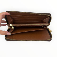 LOUIS VUITTTON Monogram XL Zip Organizer with Gold Crossbody Chain Louis Vuitton