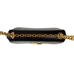 LOUIS VUITTON Black Epi Twist Lock MM Bag Louis Vuitton