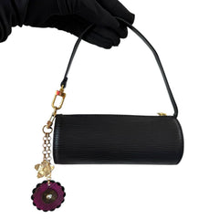 LOUIS VUITTON Black Epi Mini Papillon Louis Vuitton