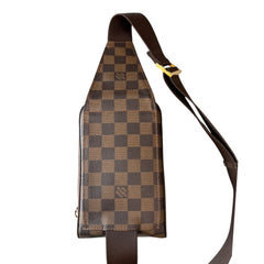 LOUIS VUITTON Damier Ebene Coated Canvas Geronimos Bag Louis Vuitton