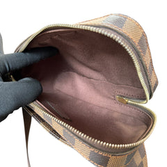 LOUIS VUITTON Damier Ebene Coated Canvas Geronimos Bag Louis Vuitton