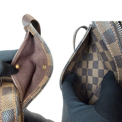 LOUIS VUITTON Damier Ebene Coated Canvas Geronimos Bag Louis Vuitton