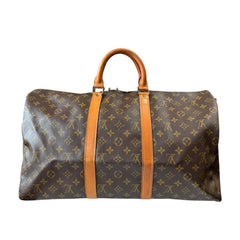 LOUIS VUITTON Monogram Bandouliere Keepall 50 Louis Vuitton