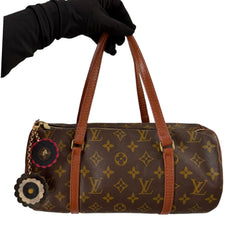 LOUIS VUITTON Monogram Coated Canvas Papillon 30 Louis Vuitton