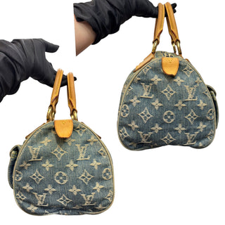 LOUIS VUITTON Monogram Denim Neo Speedy Bag Louis Vuitton