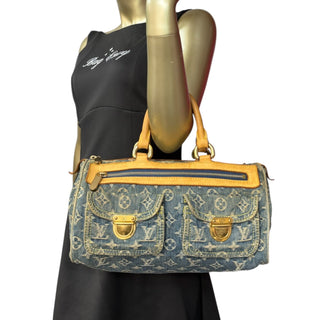 LOUIS VUITTON Monogram Denim Neo Speedy Bag Louis Vuitton