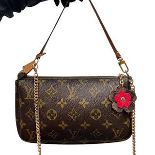 LOUIS VUITTON Monogram Coated Canvas Pochette Accessoires Louis Vuitton