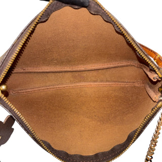 LOUIS VUITTON Monogram Coated Canvas Pochette Accessoires Louis Vuitton