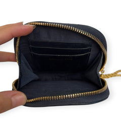 CHRISTIAN DIOR Navy Oblique Jacquard 30 Montaigne Call'in Phone Holder Dior