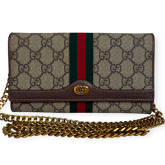 GUCCI GG Supreme Ophidia Coated Canvas Wallet On Chain Gucci