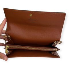 LOUIS VUITTON Monogram Sarah Wallet with Chain Louis Vuitton