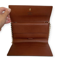 LOUIS VUITTON Monogram International Wallet with Chain Louis Vuitton