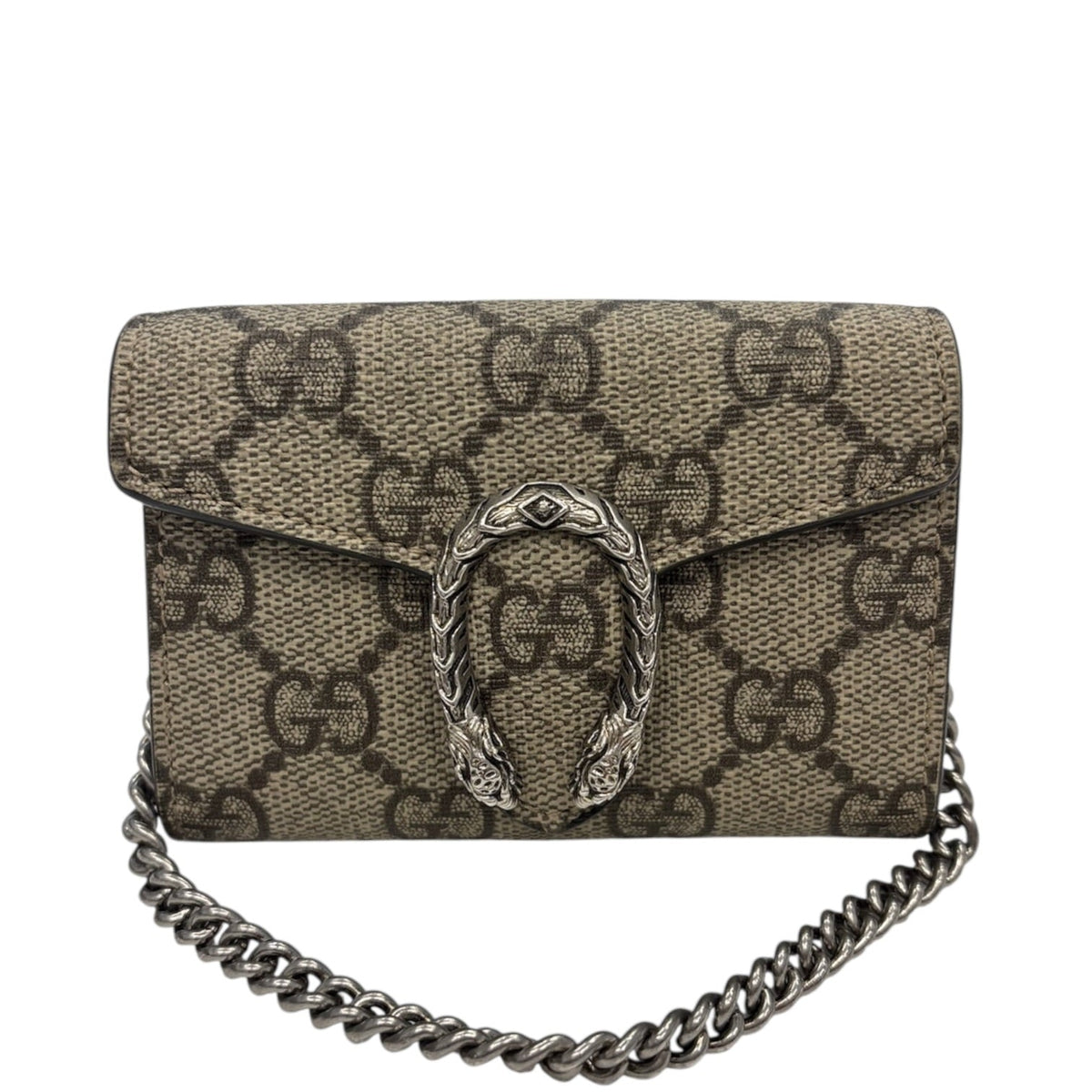 GUCCI GG Supreme Dionysus Mini Chain Wallet Gucci