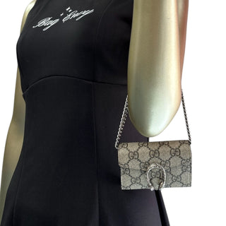 GUCCI GG Supreme Dionysus Mini Chain Wallet Gucci