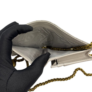 GUCCI Bone GG Marmont Compact Wallet with Adjustable Chain Gucci
