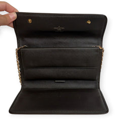 LOUIS VUITTON Monogram Mini Lin International Wallet with added Chain Louis Vuitton