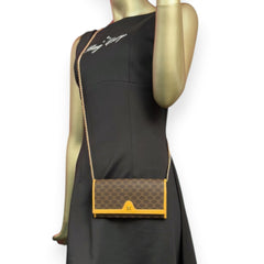 CELINE Macadam Wallet with added Chain Celine