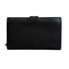 CHANEL Black Caviar Leather Timeless Wallet with added adjustable chain Chanel