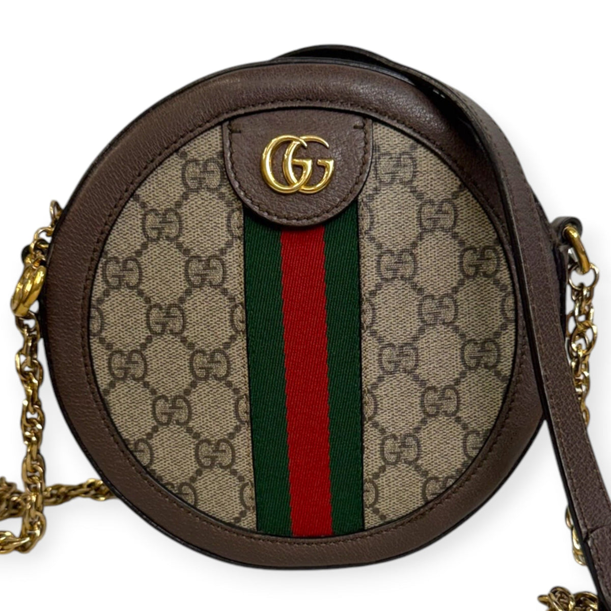 GUCCI GG Supreme Ophidia Round Crossbody Bag Gucci