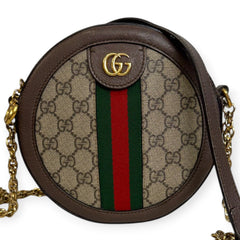 GUCCI GG Supreme Ophidia Round Crossbody Bag Gucci