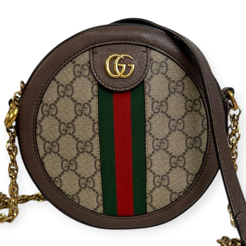 GUCCI GG Supreme Ophidia Round Crossbody Bag Gucci