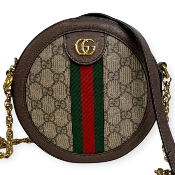 GUCCI GG Supreme Ophidia Round Crossbody Bag Gucci