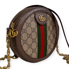 GUCCI GG Supreme Ophidia Round Crossbody Bag Gucci