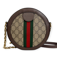GUCCI GG Supreme Ophidia Round Crossbody Bag Gucci