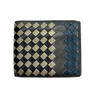 BOTTEGA VENETA Leather Intrecciato Bifold Wallet Bottega Veneta