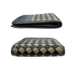 BOTTEGA VENETA Leather Intrecciato Bifold Wallet Bottega Veneta
