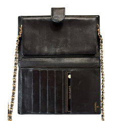 CHANEL Black Caviar Leather Timeless Wallet Chanel