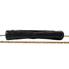 CHANEL Black Quilted Lambskin Chain Bag Chanel