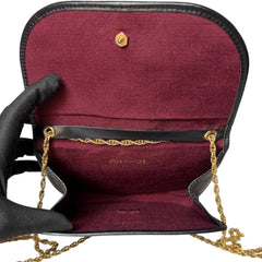 CHANEL Black Quilted Lambskin Chain Bag Chanel