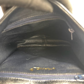 CHANEL Black Caviar Small Matelasse Chain Shoulder Bag Chanel