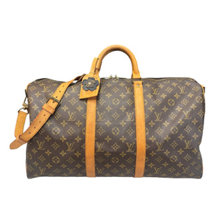 LOUIS VUITTON Monogram Bandouliere Keepall 50 Louis Vuitton