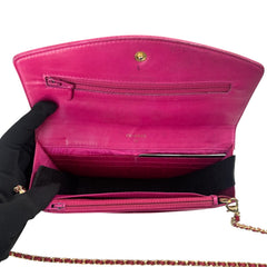 CHANEL Magenta Caviar Timeless Clutch Chanel