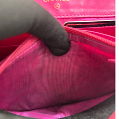 CHANEL Magenta Caviar Timeless Clutch Chanel