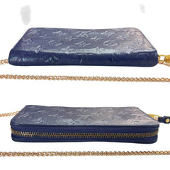 LOUIS VUITTON Iris Empreinte Leather Zip Wallet with Chain Louis Vuitton
