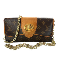 LOUIS VUITTON Monogram Boetie Wallet with Chain Louis Vuitton