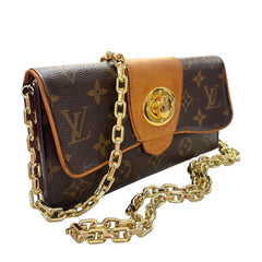 LOUIS VUITTON Monogram Boetie Wallet with Chain Louis Vuitton
