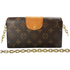 LOUIS VUITTON Monogram Boetie Wallet with Chain Louis Vuitton