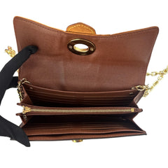 LOUIS VUITTON Monogram Boetie Wallet with Chain Louis Vuitton