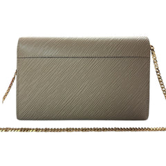 LOUIS VUITTON Taupe Epi Leather Twist Wallet Louis Vuitton