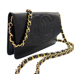 CHANEL Black Caviar Timeless Clutch Chanel